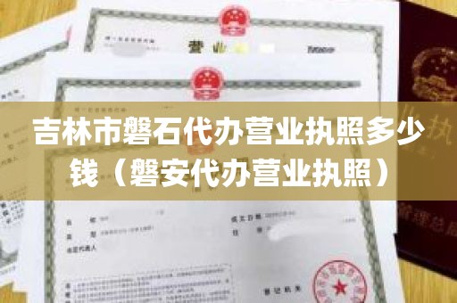 吉林市磐石代办营业执照多少钱（磐安代办营业执照）