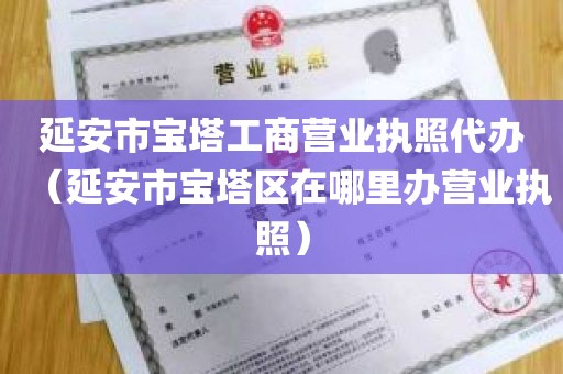 延安市宝塔工商营业执照代办（延安市宝塔区在哪里办营业执照）