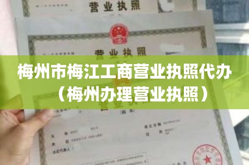 梅州市梅江工商营业执照代办（梅州办理营业执照）