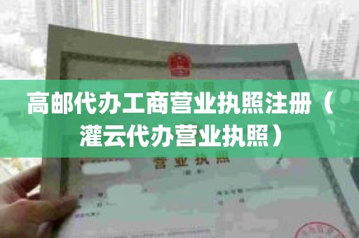 高邮代办工商营业执照注册（灌云代办营业执照）