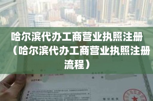 哈尔滨代办工商营业执照注册（哈尔滨代办工商营业执照注册流程）