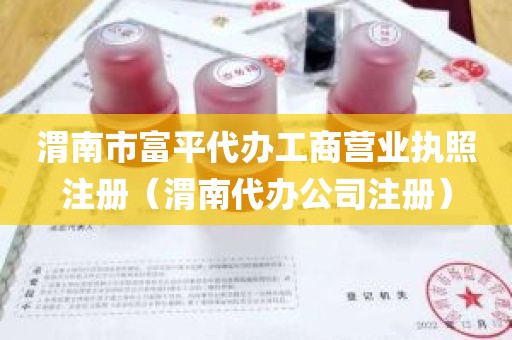 渭南市富平代办工商营业执照注册（渭南代办公司注册）