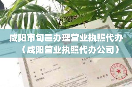 咸阳市旬邑办理营业执照代办（咸阳营业执照代办公司）