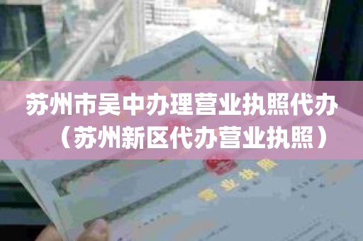 苏州市吴中办理营业执照代办（苏州新区代办营业执照）