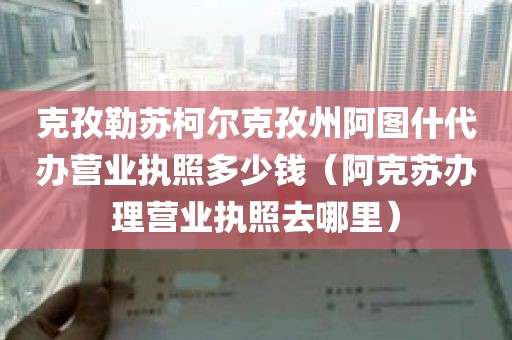 克孜勒苏柯尔克孜州阿图什代办营业执照多少钱（阿克苏办理营业执照去哪里）