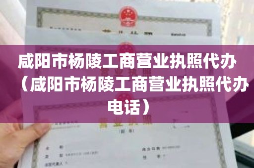 咸阳市杨陵工商营业执照代办（咸阳市杨陵工商营业执照代办电话）