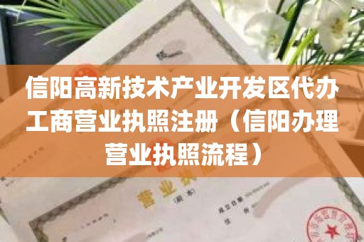 信阳高新技术产业开发区代办工商营业执照注册（信阳办理营业执照流程）