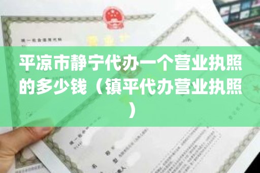 平凉市静宁代办一个营业执照的多少钱（镇平代办营业执照）