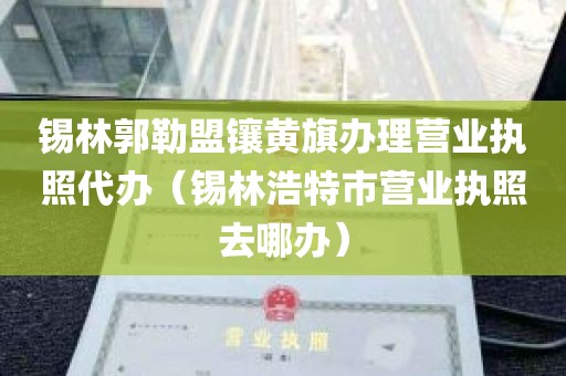 锡林郭勒盟镶黄旗办理营业执照代办（锡林浩特市营业执照去哪办）