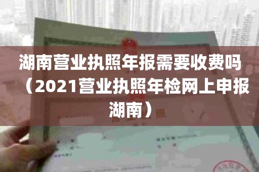 湖南营业执照年报需要收费吗（2021营业执照年检网上申报湖南）