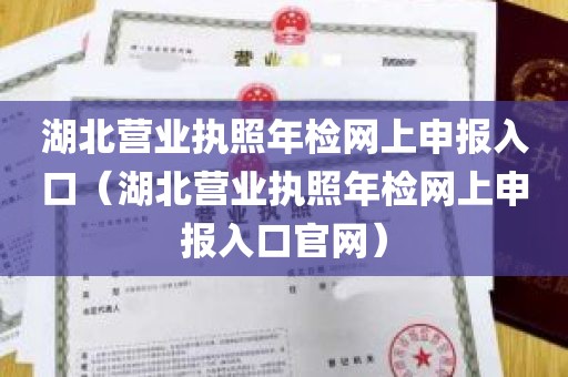 湖北营业执照年检网上申报入口（湖北营业执照年检网上申报入口官网）