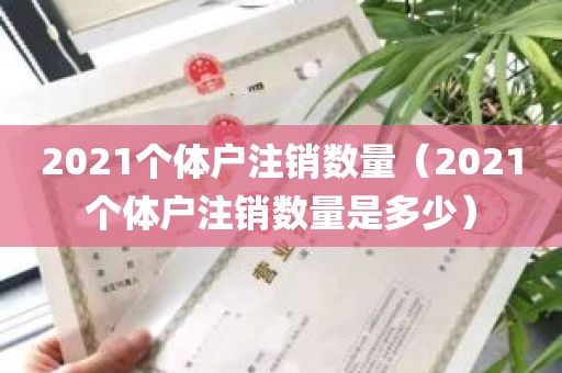 2021个体户注销数量（2021个体户注销数量是多少）