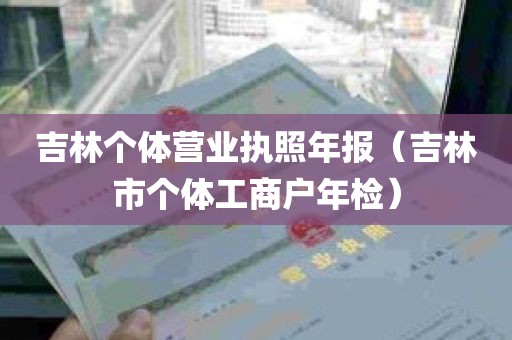 吉林个体营业执照年报（吉林市个体工商户年检）