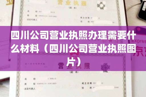 四川公司营业执照办理需要什么材料（四川公司营业执照图片）