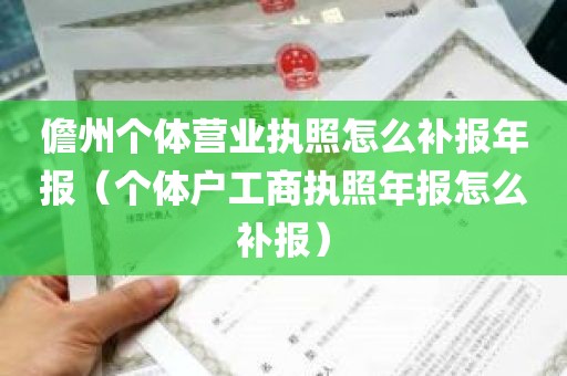 儋州个体营业执照怎么补报年报（个体户工商执照年报怎么补报）