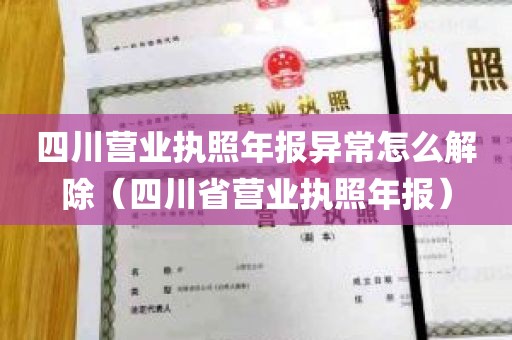 四川营业执照年报异常怎么解除（四川省营业执照年报）