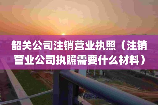 韶关公司注销营业执照（注销营业公司执照需要什么材料）