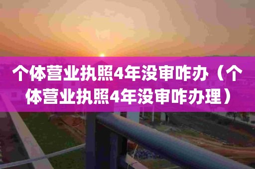 个体营业执照4年没审咋办（个体营业执照4年没审咋办理）