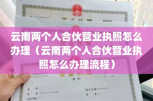 云南两个人合伙营业执照怎么办理（云南两个人合伙营业执照怎么办理流程）