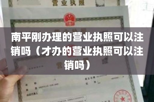 南平刚办理的营业执照可以注销吗（才办的营业执照可以注销吗）