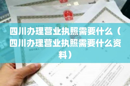 四川办理营业执照需要什么（四川办理营业执照需要什么资料）