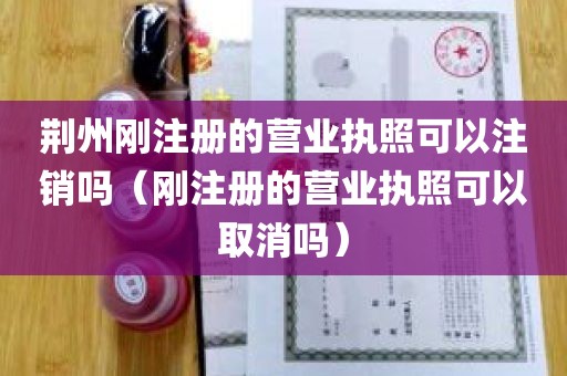 荆州刚注册的营业执照可以注销吗（刚注册的营业执照可以取消吗）