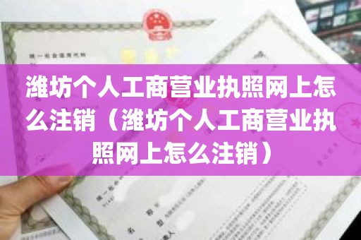 潍坊个人工商营业执照网上怎么注销（潍坊个人工商营业执照网上怎么注销）