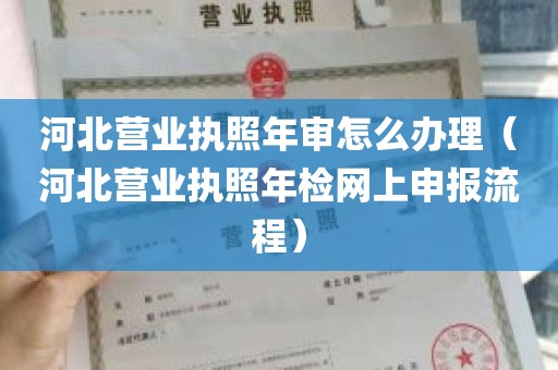 河北营业执照年审怎么办理（河北营业执照年检网上申报流程）