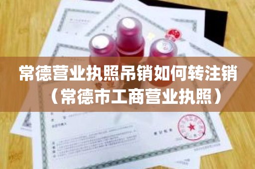 常德营业执照吊销如何转注销（常德市工商营业执照）