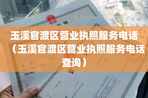 玉溪官渡区营业执照服务电话（玉溪官渡区营业执照服务电话查询）