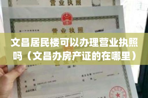 文昌居民楼可以办理营业执照吗（文昌办房产证的在哪里）