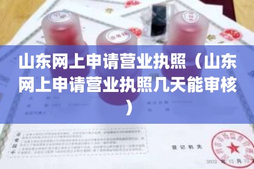 山东网上申请营业执照（山东网上申请营业执照几天能审核）