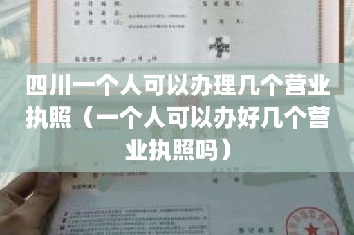 四川一个人可以办理几个营业执照（一个人可以办好几个营业执照吗）