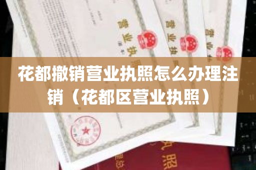 花都撤销营业执照怎么办理注销（花都区营业执照）