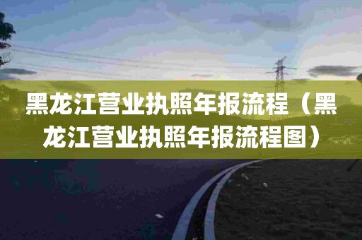 黑龙江营业执照年报流程（黑龙江营业执照年报流程图）