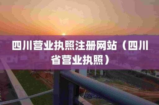 四川营业执照注册网站（四川省营业执照）