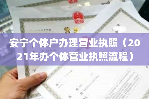 安宁个体户办理营业执照（2021年办个体营业执照流程）