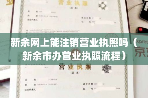 新余网上能注销营业执照吗（新余市办营业执照流程）