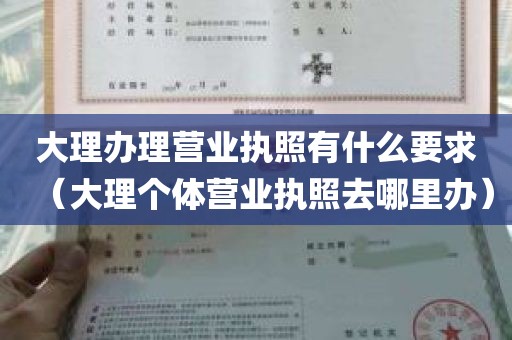 大理办理营业执照有什么要求（大理个体营业执照去哪里办）