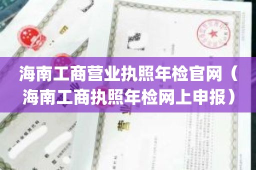 海南工商营业执照年检官网（海南工商执照年检网上申报）