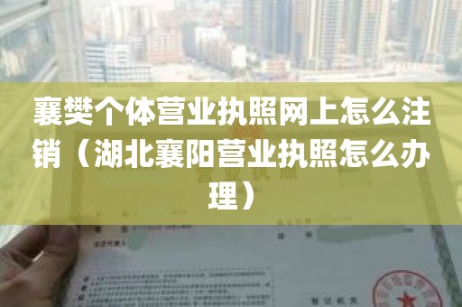 襄樊个体营业执照网上怎么注销（湖北襄阳营业执照怎么办理）