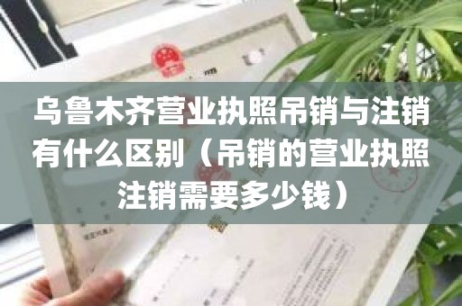 乌鲁木齐营业执照吊销与注销有什么区别（吊销的营业执照注销需要多少钱）