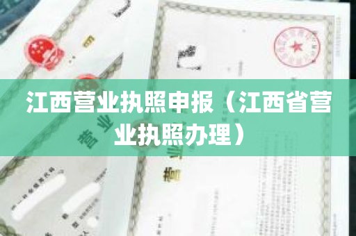 江西营业执照申报（江西省营业执照办理）