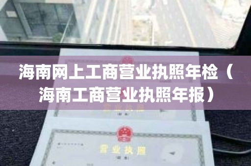 海南网上工商营业执照年检（海南工商营业执照年报）