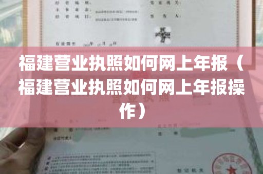 福建营业执照如何网上年报（福建营业执照如何网上年报操作）