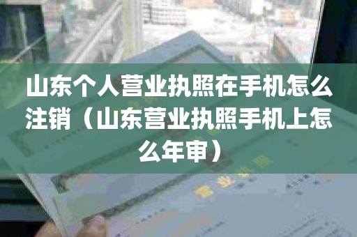 山东个人营业执照在手机怎么注销（山东营业执照手机上怎么年审）