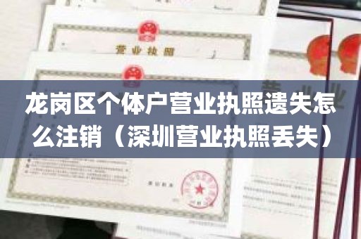 龙岗区个体户营业执照遗失怎么注销（深圳营业执照丢失）