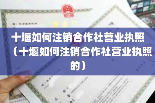 十堰如何注销合作社营业执照（十堰如何注销合作社营业执照的）