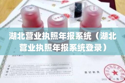 湖北营业执照年报系统（湖北营业执照年报系统登录）