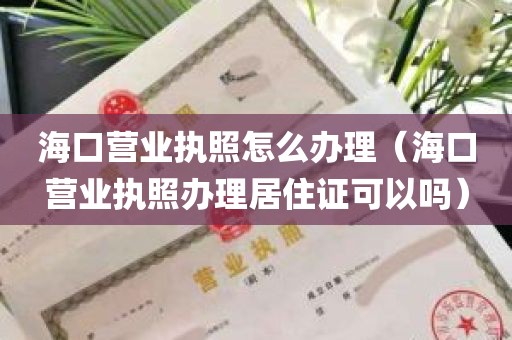 海口营业执照怎么办理（海口营业执照办理居住证可以吗）